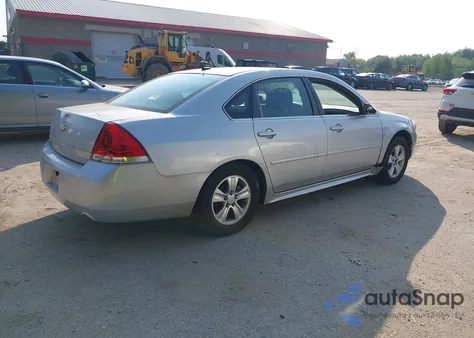2012 Chevrolet Impala Ls z USA, uszkodzony, nr VIN 2G1WA5E37C1116109